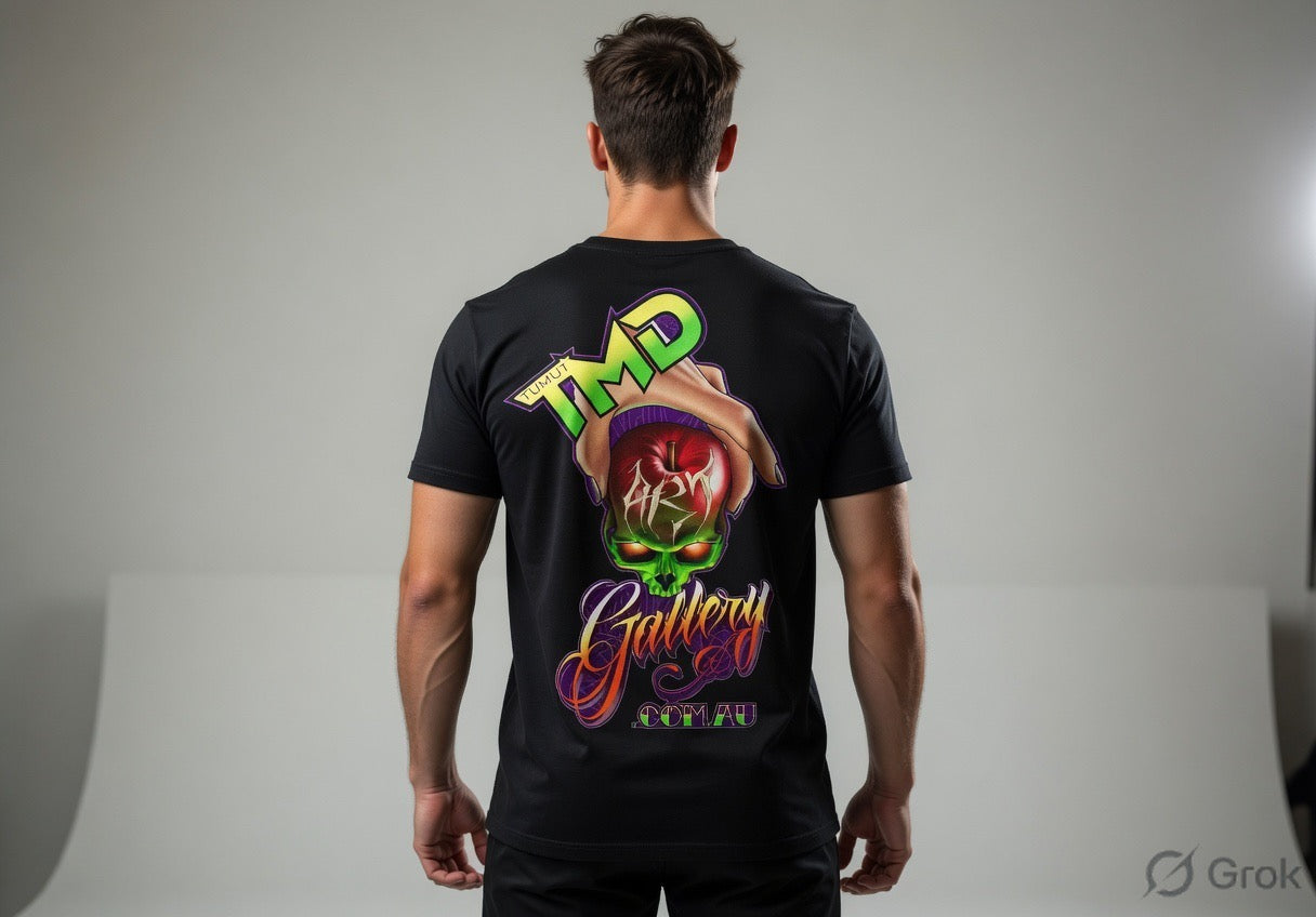 TMD Art Gallery Apple Logo Tee | Tattoo Studio Edition