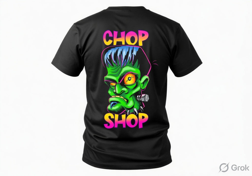 Chop Shop T-Shirt | TMD Art Gallery