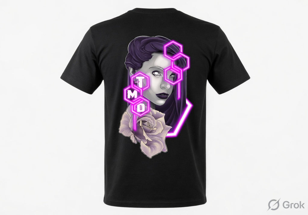 TMD Hex Rose T-Shirt | TMD Art Gallery